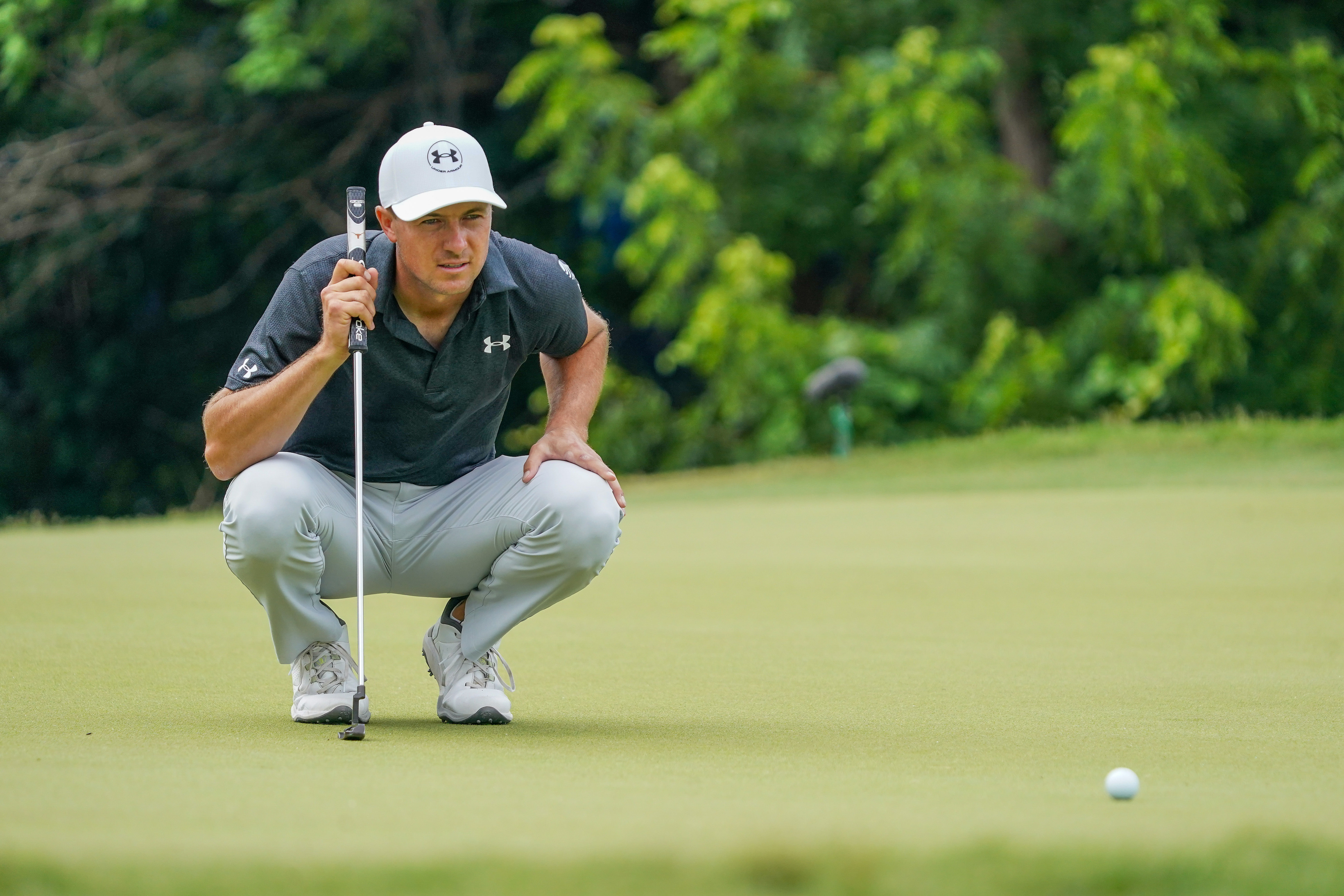 Jordan Spieth missed the cut at the Major (Image via Imagn)